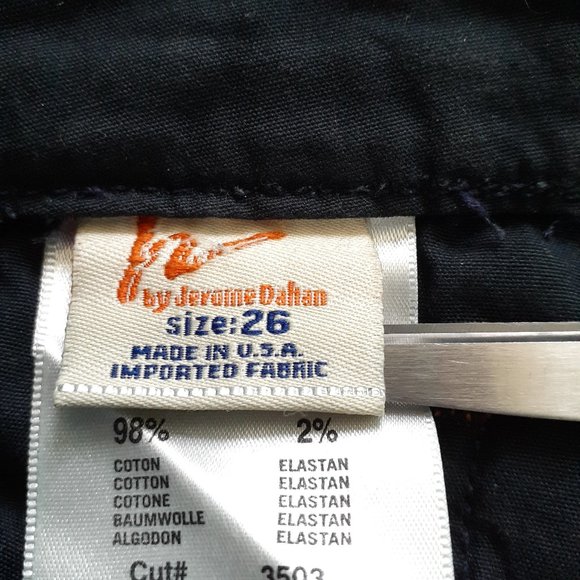 CoH Onasis 357 Knee Length Denim Skirt with Front Pleat Size 26 - Picture 3 of 15